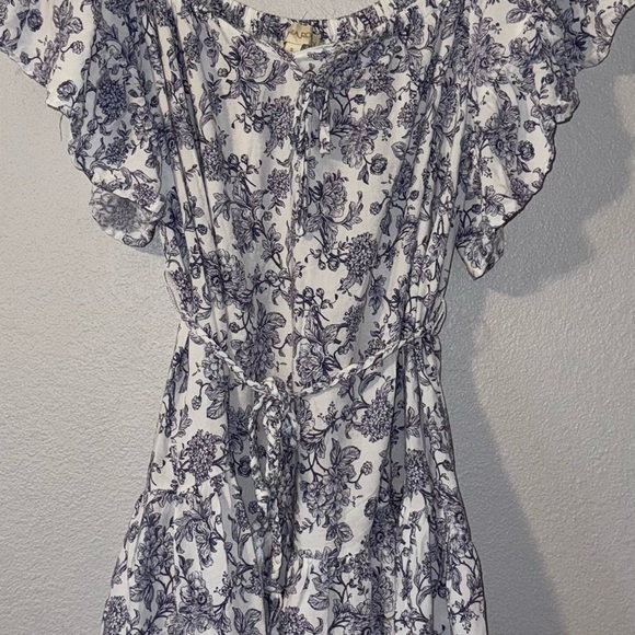 Cynthia Rowley Blue and White Floral Mini Dress Small - Picture 12 of 12